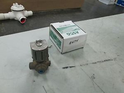 ASCO Solenoid Valve Cat #PX834281 110/120V 50/60 Hz 4-Way 1/4 FNPT (NEW)