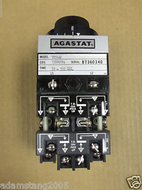 New Agastat Timing Relay 7014AE 30-300 Seconds 120V 60Hz Coil