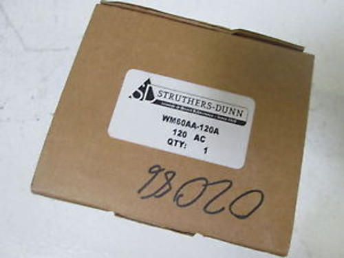 STRUTHERS-DUNN WM60AA-120A MERCURY RELAY NEW IN A BOX