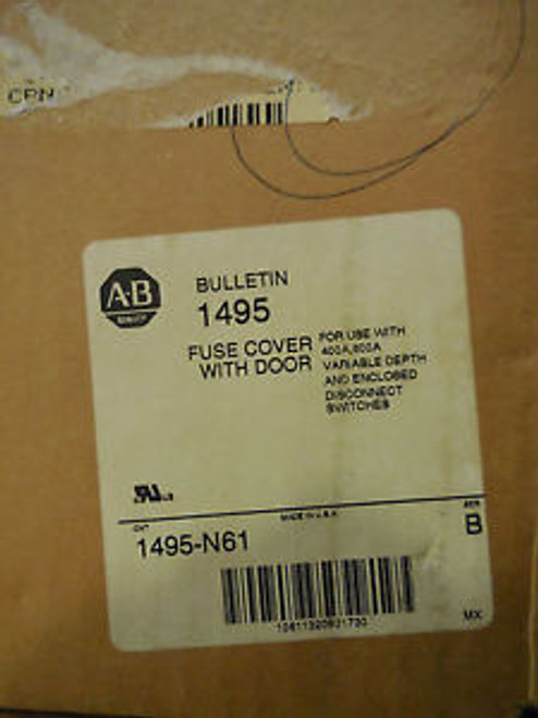 NEW ALLEN BRADLEY 1495-N61  FUSE COVER WITH DOOR 1495N61