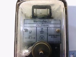 WESTINGHOUSE VINTAGE CURRENT RELAY 1096940-C 4-16AMP TEST TAG INTACT