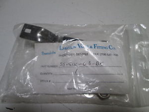 SWAGELOK HANDLE FOR BALL VALVE SS-51K-63-BK NEW IN BAG