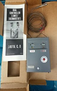 honeywell L4071D Dual Control Therm Range 30-27 OF 7 deg fixed