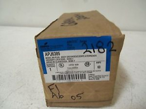 CROUSE-HINDS APJ6385 ARKTITE PLUG NEW IN BOX