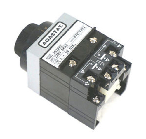 NEW AGASTAT 7012-AF TIME DELAY RELAY 120V, 60HZ, 1-10MIN, 7012AF