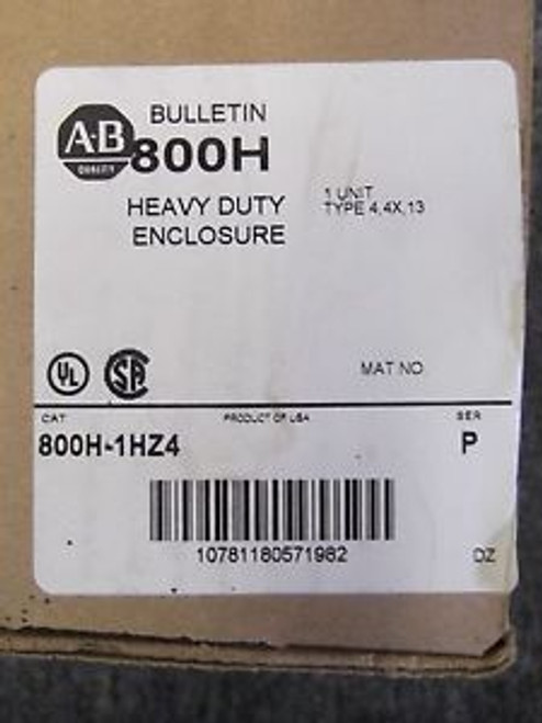 ALLEN BRADLEY 800H HEAVY DUTY ENCLOSURE TYPE 4,4X,13