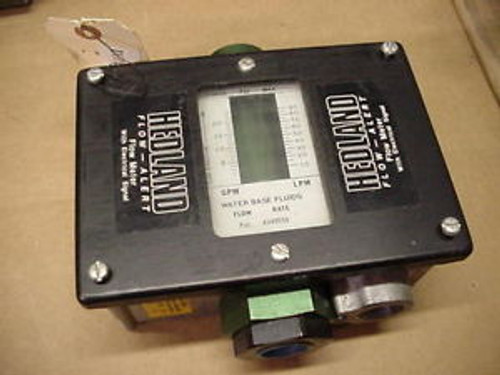 Hedland 0-20GPM flow alert gauge switch 3000psi