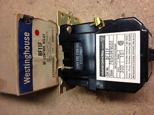 BF11F 165A949G01 Westinghouse Relay 120VAC New