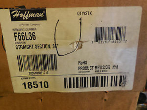 NEW HOFFMANN F66L36 WIREWAY STRAIGHT SECTION