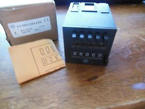 NEW IVO FE309.550AA8B 5 DIGIT ELEC RESET COUNTER ADD MOD PRESET 802280-02 110VAC