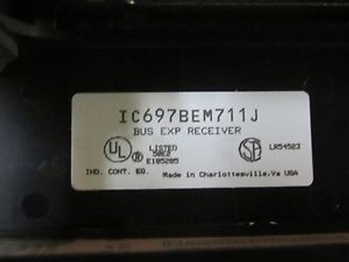 GE FANUC IC697BEM711J BUS RECEIVER MODULE IC697BEM711