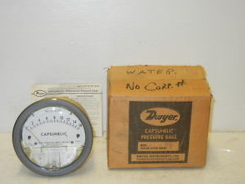 DWYER 4616 B NEW CAPSUHELIC DIFFERENTIAL PRESSURE GAGE 500 PSIG 4616B