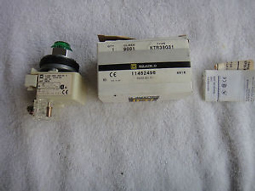 New Square D Pilot Light Class 9001    KTR38G31