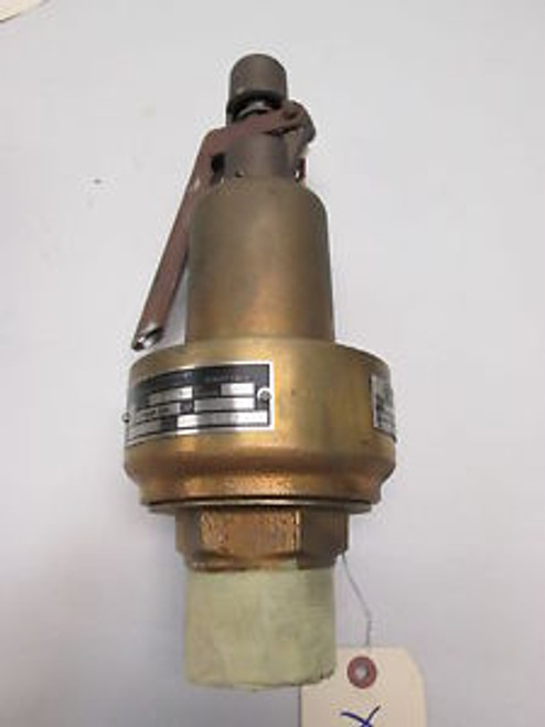 NEW KUNKLE 82-4 80PSI 2IN NPT 2011CFM BRONZE THREADED RELIEF VALVE D397598