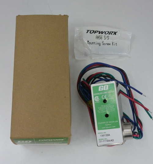 Nib Go Switch / Topworx 21-11124-A2 Leverless Limit Switch