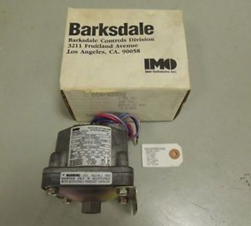 New IMO Barksdale Pressure Or Vacuum Actuated Switch D1H-A80SS  0.5-80.0 PSI