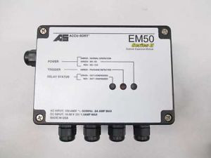 NEW ACCU-SORT EM-50 SERIES II SCANNER EXPANSION MODULE 100-125V-AC 0.6A D420322