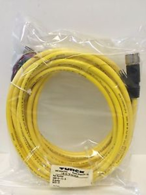 (2) NEW TURCK MULTI-FAST CORDSETS CKM 12-11-5 CKM-12-11-5 12-PIN