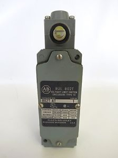New Allen Bradley 802T-AT Oiltight Limit Switch Ser. 1 802TAT