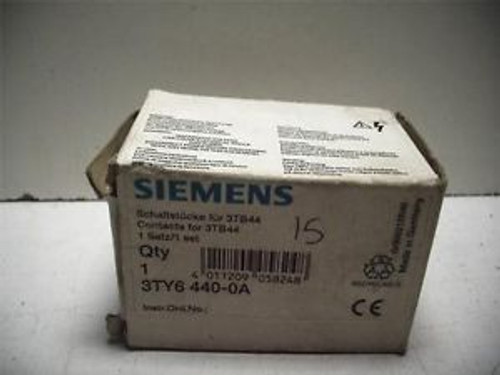 SIEMES 3TY6 440-0A CONTACTS FOR 3TB44 - NEW