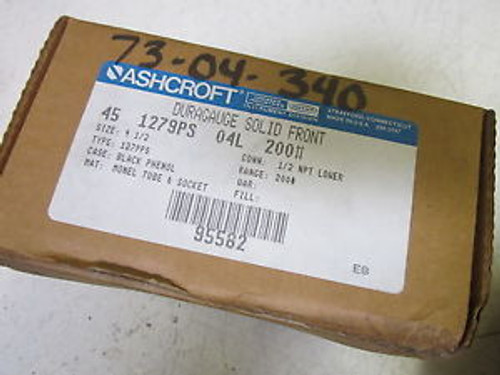 ASHCROFT 451279PS04L200 GAUGE NEW IN A BOX