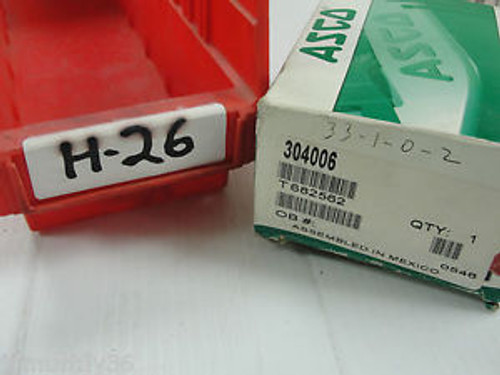 New box opened Asco Red Hat Valve repair kit 304-006, 304006