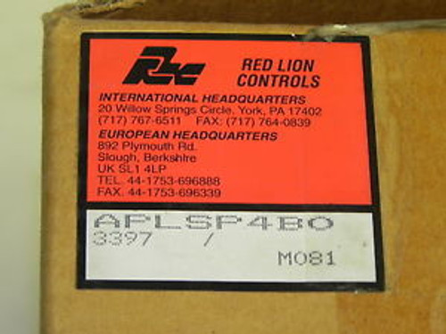 New RED LION CONTROLS APLS-P4B0 COUNTER DISPLAY 4DIGIT 10-28VDC APOLLO SLAVE