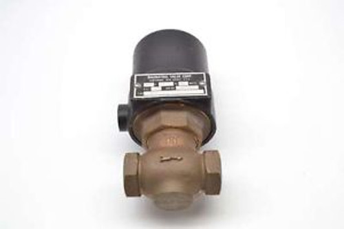 NEW MAGNATROL 33A53 23W 300 PSI BRONZE 120V-AC 3/4 IN NPT SOLENOID VALVE B437750