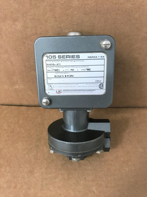United Electric Pressure Switch Differential H105K-455 95043