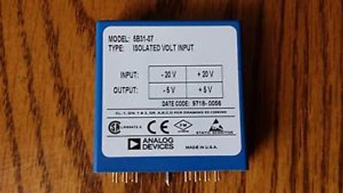 ANALOG DEVICES 5B31-07 ISOLATED VOLT INPUT-  NEW