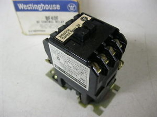 Westinghouse BF40F BF Control Relay 4 NO Poles 120 VAC Coil 765A855G01