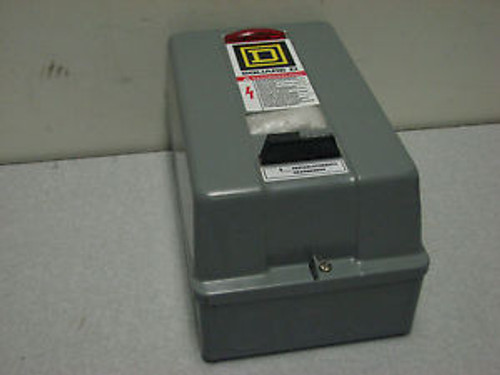 Square D8536SBG1CP1X11  enclosed motor starter size 0 600 volt 1 phase