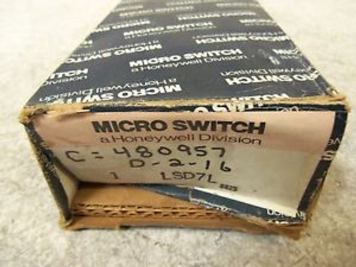 MICROSWITCH LSD7L LIMIT SWITCH (BLUE BOX) NEW IN BOX