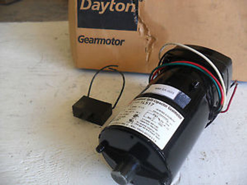 NEW Dayton Permanent Split Capacitor Gearmotor, new in box,