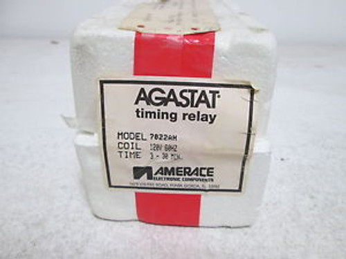 AGASTAT 7022AH TIMING RELAY NEW IN A BOX