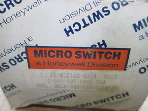 MICROSWITCH FE-MLS10S-G20A SENSOR SWITCH NEW IN A BOX WHITE BOX