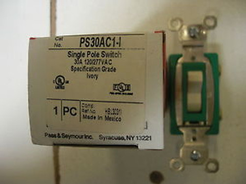 9 PASS & SEYMOUR LEGRAND PS30AC1-I WALL SWITCH  NEW IN A BOX