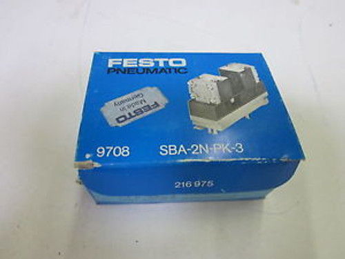 FESTO SBA-2N-PK-3 NEW IN A BOX