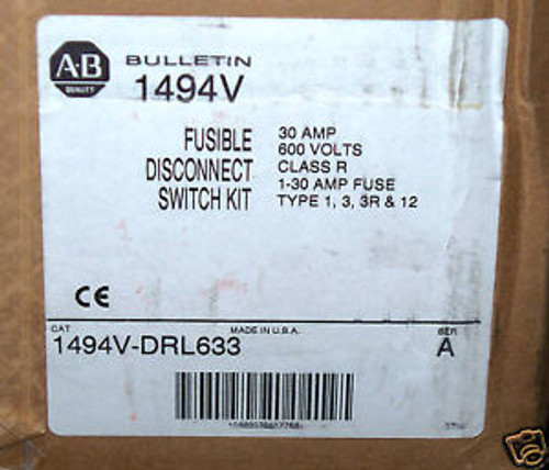 NEW ALLEN BRADLEY DISCONNECT SWITCH KIT 1494V-DRL633