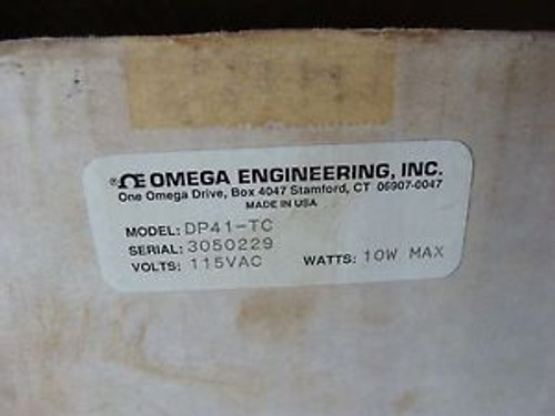 OMEGA DP41-TC Thermocouple PANEL METER Old Stock NEW in BOX