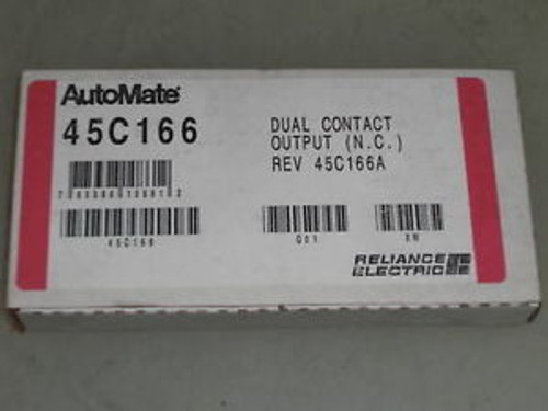 RELIANCE ELECTRIC DUAL CONTACT 45C166 NEW IN A BOX