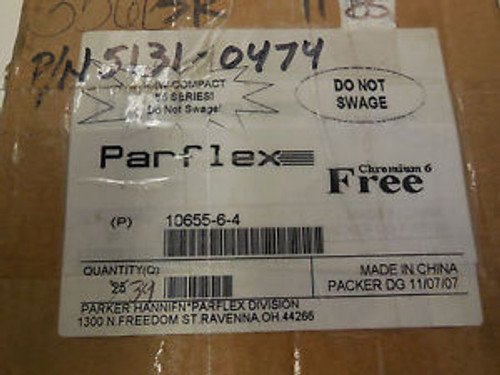 39 NEW PARFLEX DIVISION 10655-6-4 FITTINGS 1065564