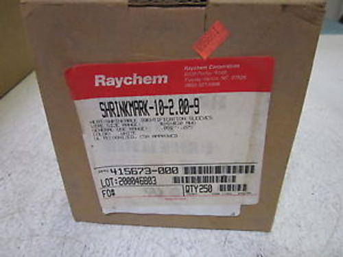 RAYCHEM SHRINKMARK-10-2.00-1 HEAT SHRINKABLE IDENTIFICATION SLEEVES NEW IN BOX