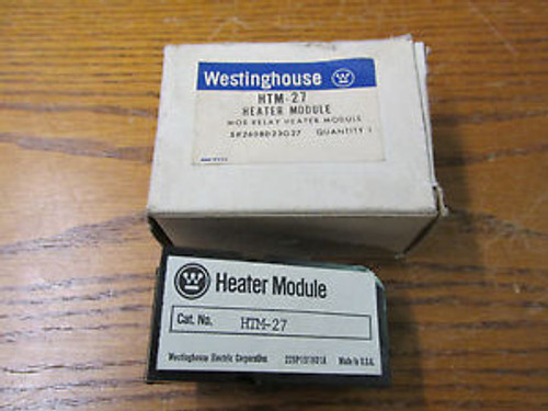 NEW NOS Westinghouse HTM-27 Heater Module MOR Relay Heater Module