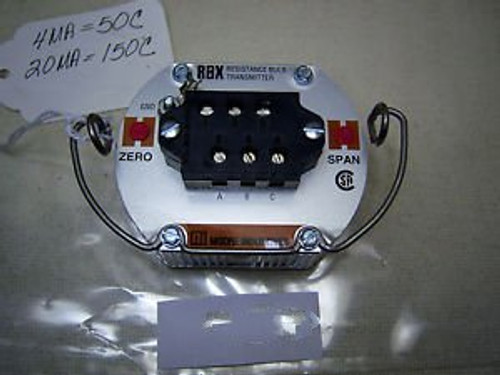 (6554) Moore Resistance Bulb Transmitter RBX/3W20-40/4-20MA/12-42DC-EZ119