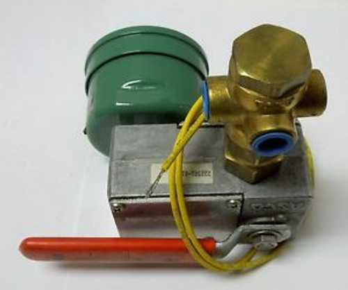 ASCO SOLENOID AND VALVE 1/4 3WAY BRASS EF8308A40 VOLTS/HZ 120 DC &ltASC130