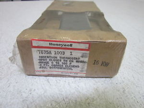 HONEYWELL T675A 1003 1 INSERTION THERMOSTAT NEW IN A BOX