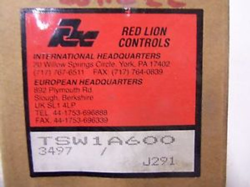 RED LION CONTROLS TSW1A600 NEW IN BOX