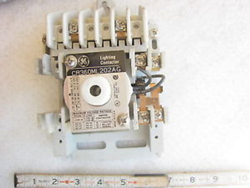 GE General Electric CR360ML202AG 2P 20A 125V Lighting Contactor, New