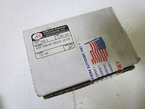 ABSOLUTE PROCESS INSTRUMENTS API75800G 115VAC NEW IN A BOX